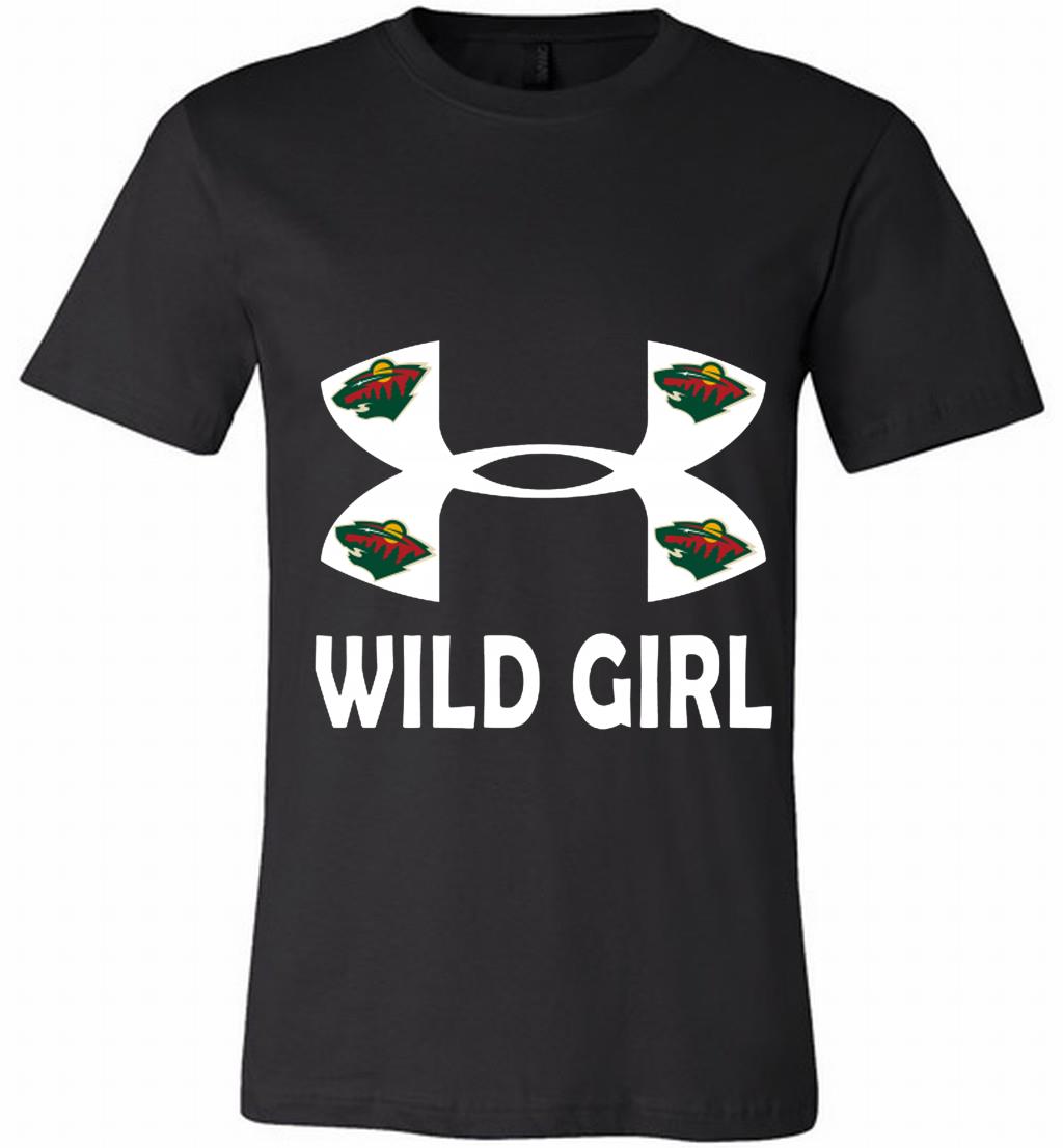 Minnesota Wild Girl Hockey Canvas Usa Shirts