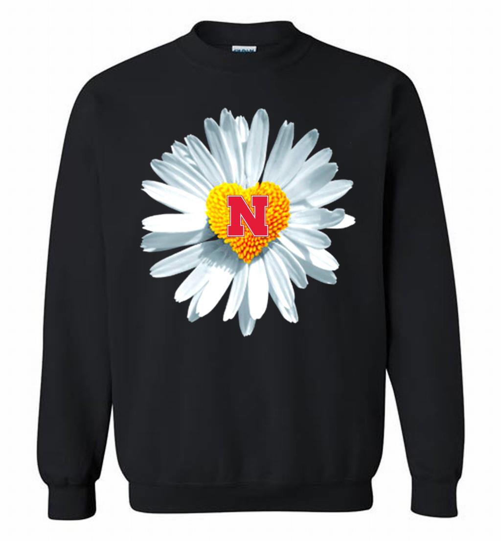 Nebraska Cornhuskers Daisy Crewneck T Shirt