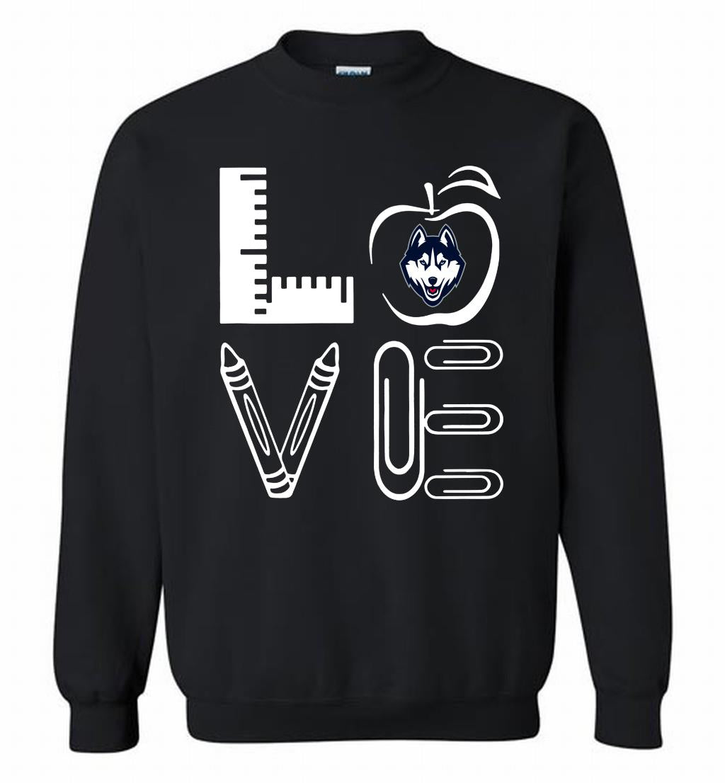 Tea Love Connecticut Huskies Crewneck 