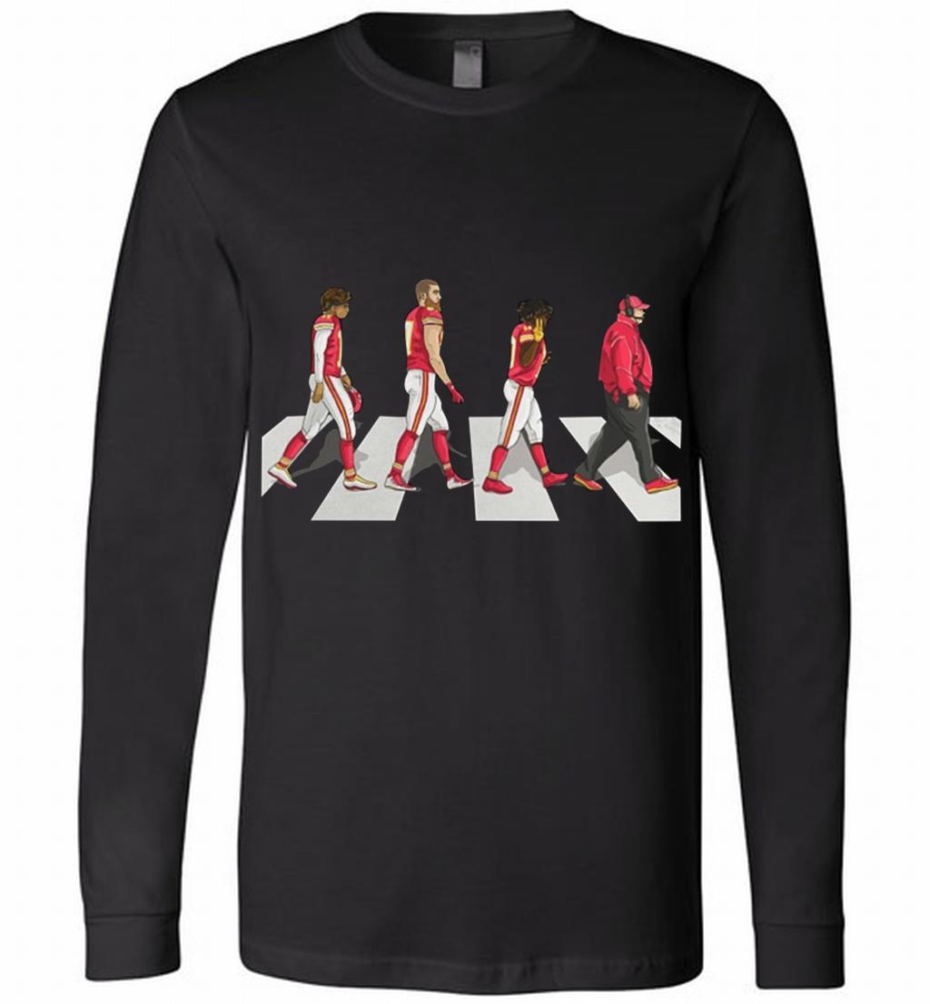 Patrick Mahomes Tyreek Hill Kareem Hunt Walking Across Abbey Road Shirts