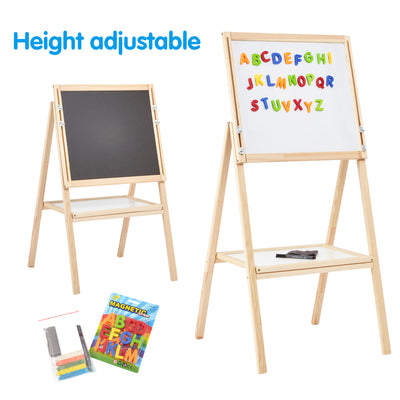 Height Adjustable & Folding Double Sided Easel, Whiteboard, Blackboard &  Accessories, www.littlehelper.co.uk
