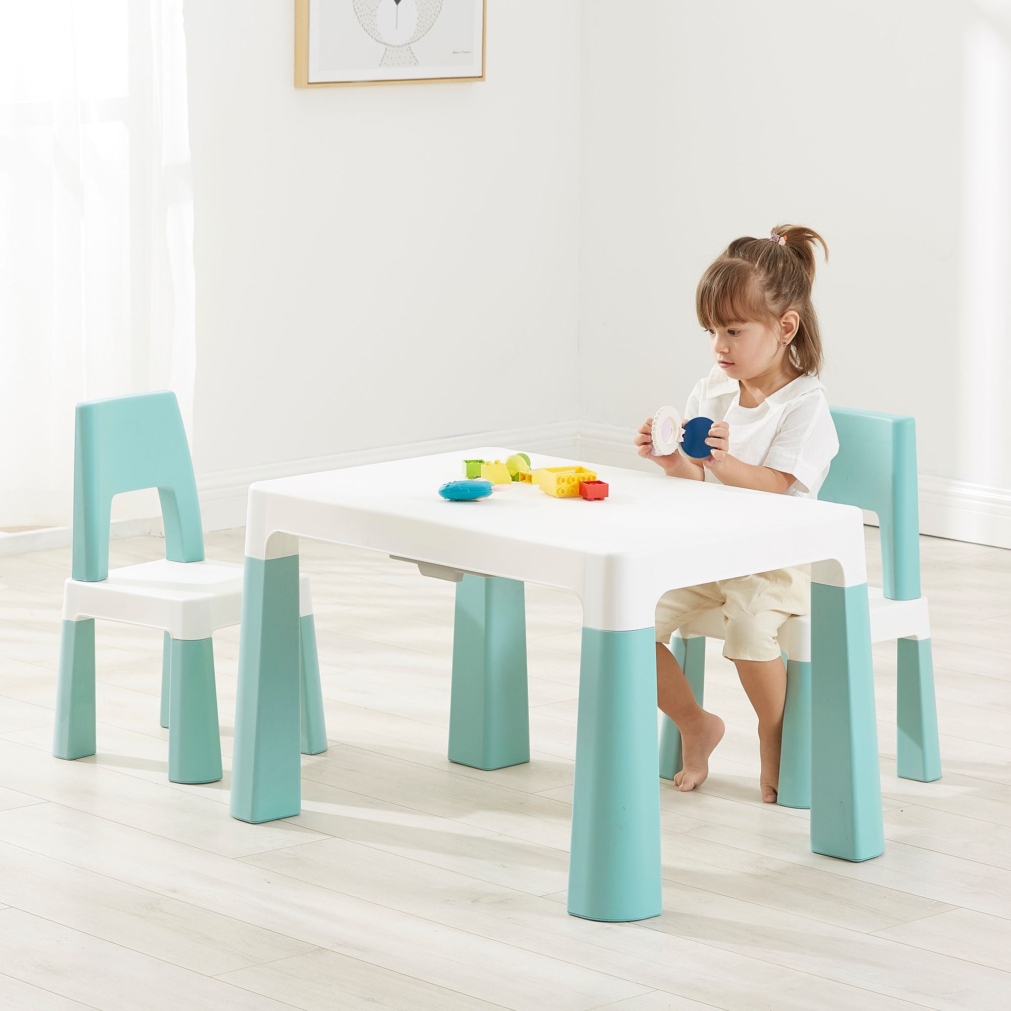 Height Adjustable Grow With Me Kids Table Chairs Set 1 8 Yrs Wwwlittlehelpercouk