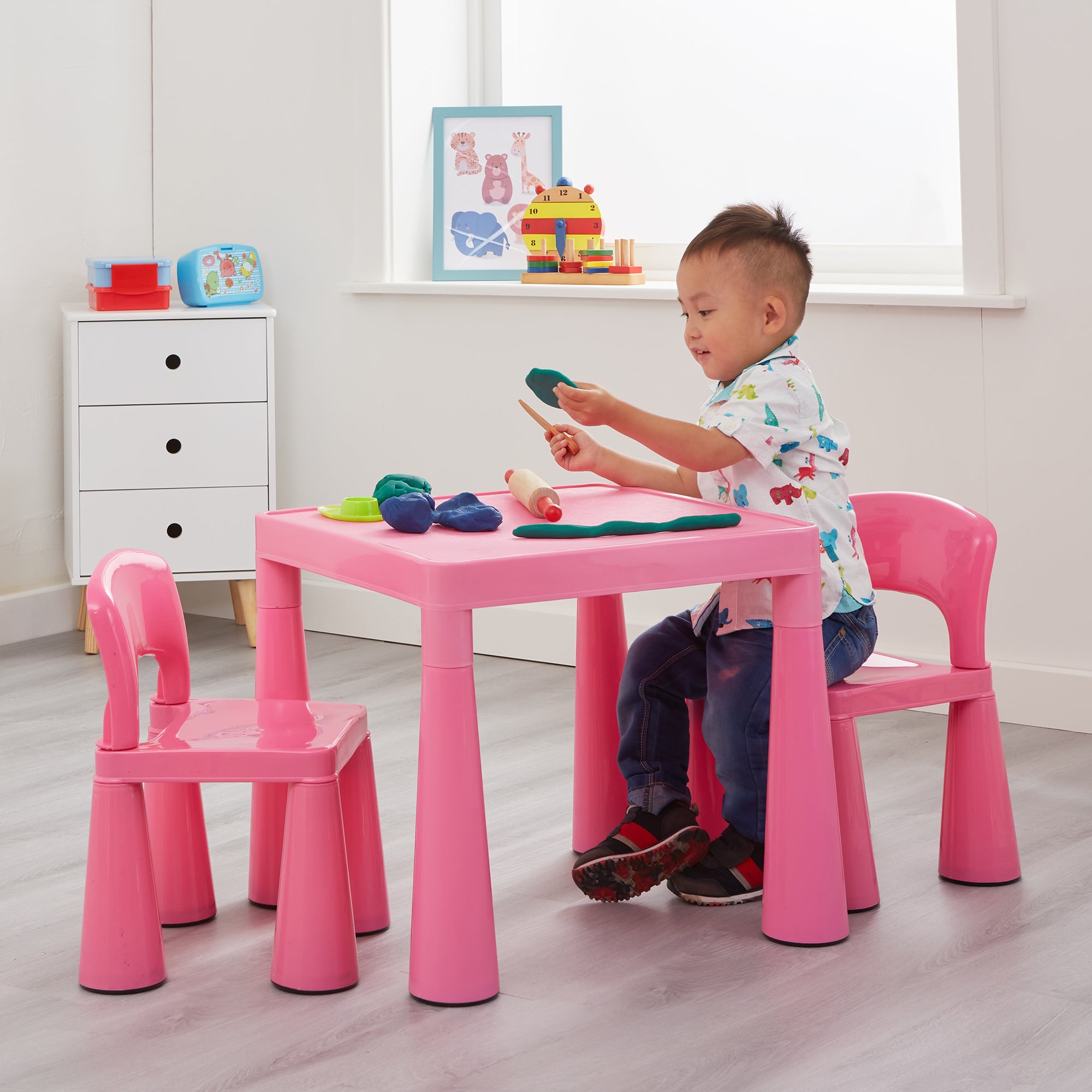 children's activity table and chair set