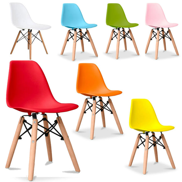 Kids Eames Design-Inspireret Toddler træstol | 3-5 år –