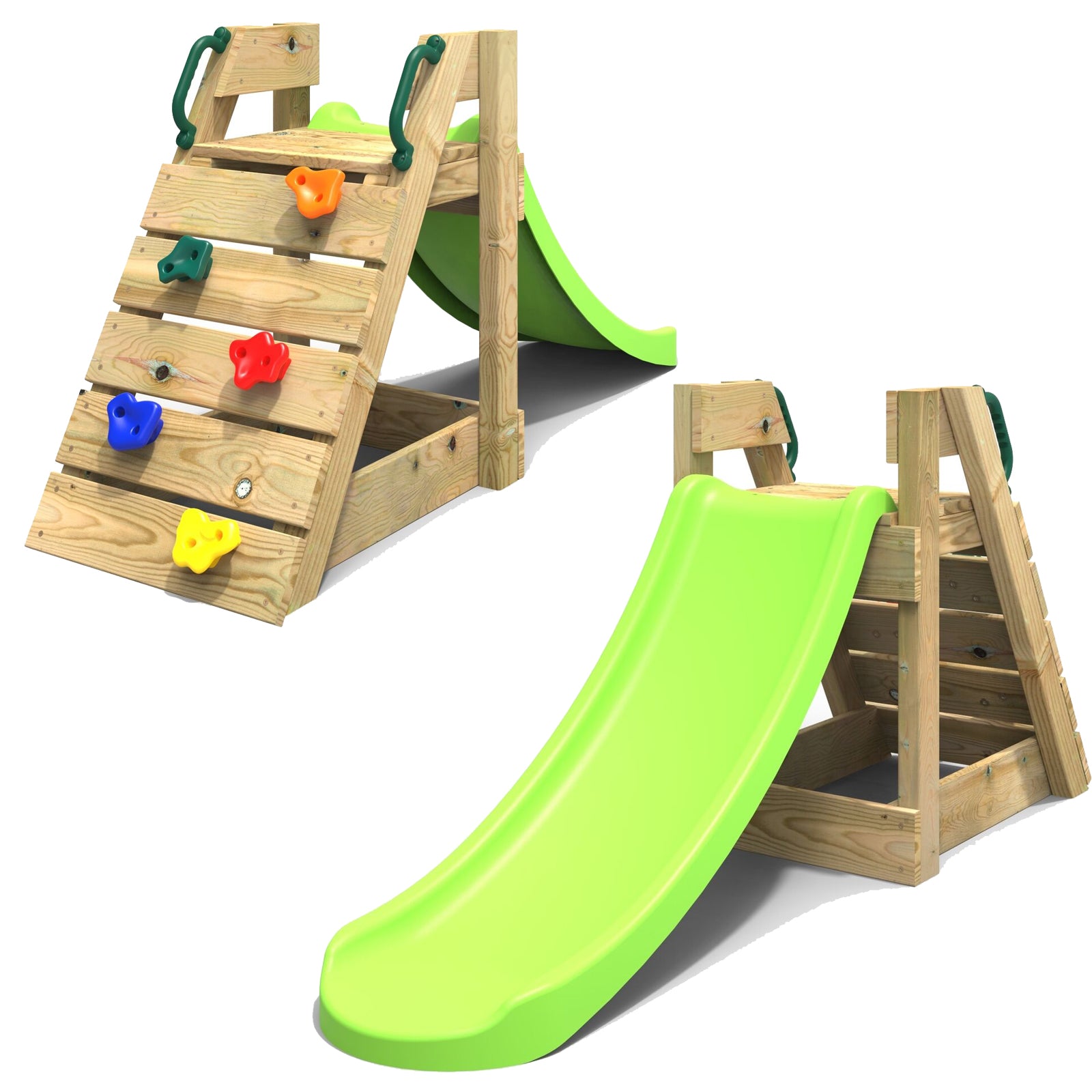 Kids Slide \u0026 Climbing Wall | 4ft High 