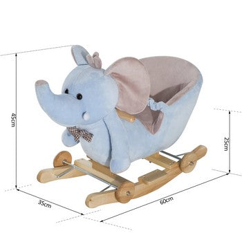 rocking elephant with wheels