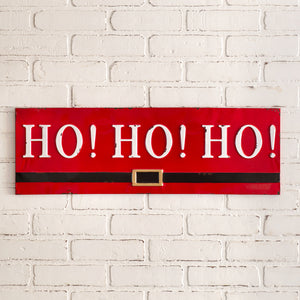 Ho! Ho! Ho! Metal Wall Sign - D&J Farmhouse Collections