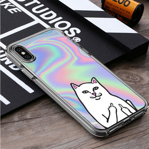 Ripndip Lord Nermal Cat Holographic Iphone X Iphone Xs Iphone Xs Max Creativeprintcases