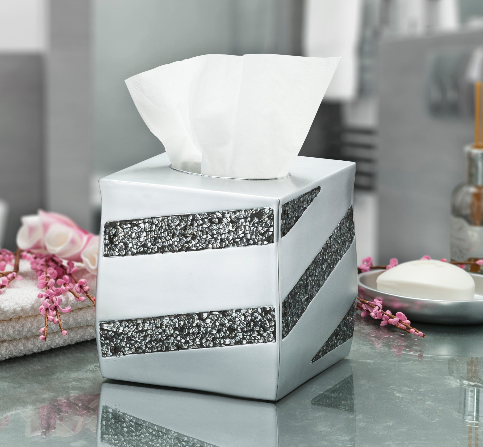 mosaic tissue box