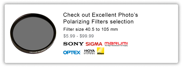 Polarizing filters how to use