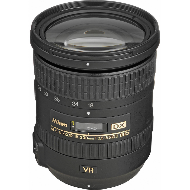Nikon NIKKOR AF-S DX Zoom 18-200mm f/3.5-5.6G ED VR II Lens (