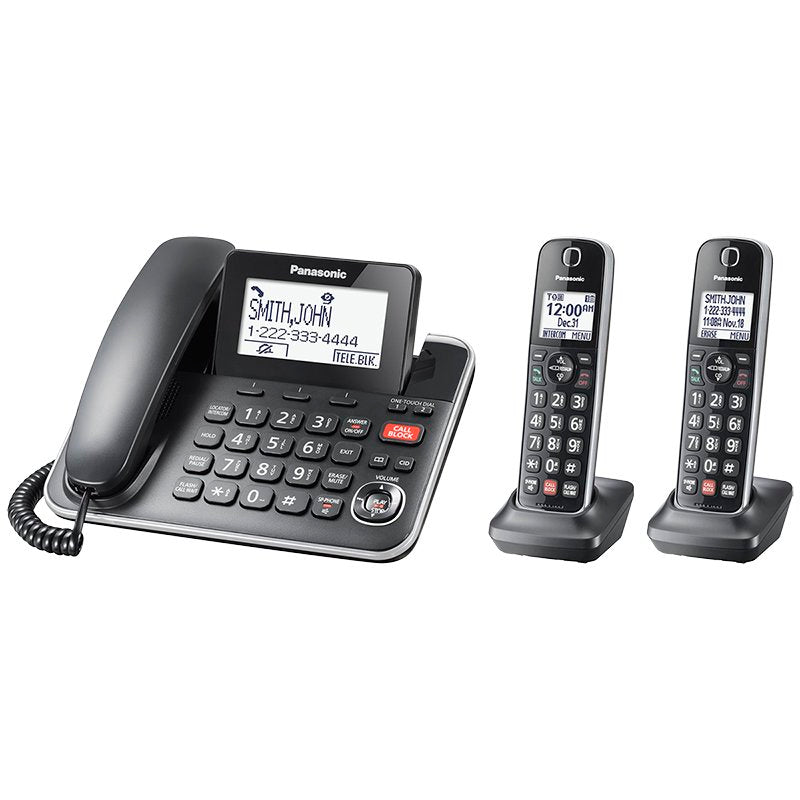 Att attcl84215 2-handset Corded/Cordless answering System. Cordless Phone.