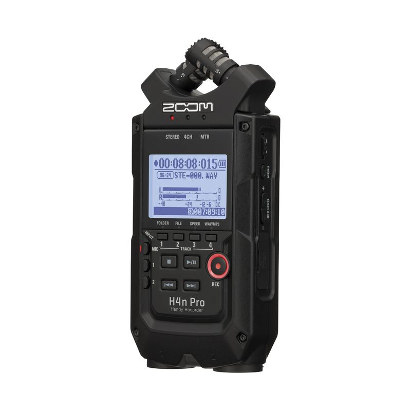 ポイントキャンペーン中 Zoom H4n Pro 4-Input 4-Track Digital Portable Audio Handy  Recorder BY-BA20 Aluminum Alloy Desk Holder Microphone Stand Bracket  ZDM（並行輸入品）