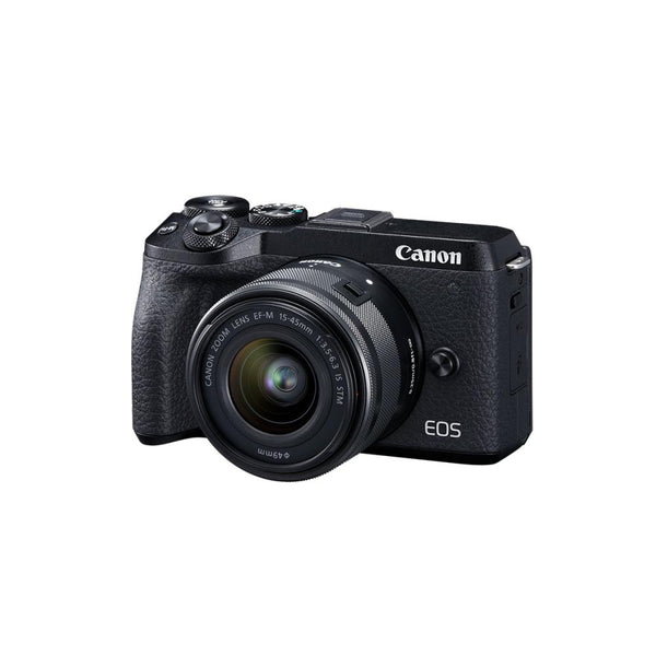 Canon EOS M6 Mark II Mirrorless Digital Camera and EVF-DC2 Viewfinder