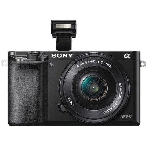 Sony Alpha a6000 mirrorless Digital Camera with 16-50mm lens - black