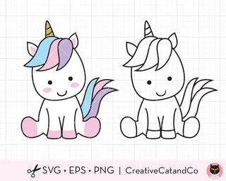 Free Free 319 Cute Baby Unicorn Svg SVG PNG EPS DXF File