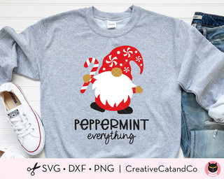 Download Holiday Gnome Peppermint Everything Svg Cut Files Creativecatandco