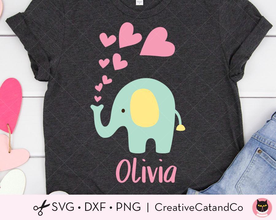 Free Elephant Love Svg SVG PNG EPS DXF File