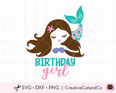 Free Free 349 Birthday Mermaid Svg Free SVG PNG EPS DXF File