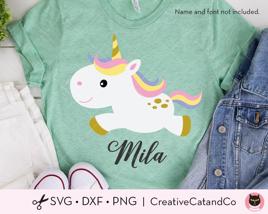 Download Jumping Baby Unicorn Svg Cut Files For Cricut Creativecatandco