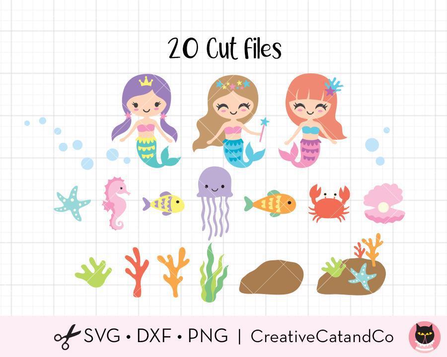 Free Free Mermaid Themed Svg SVG PNG EPS DXF File