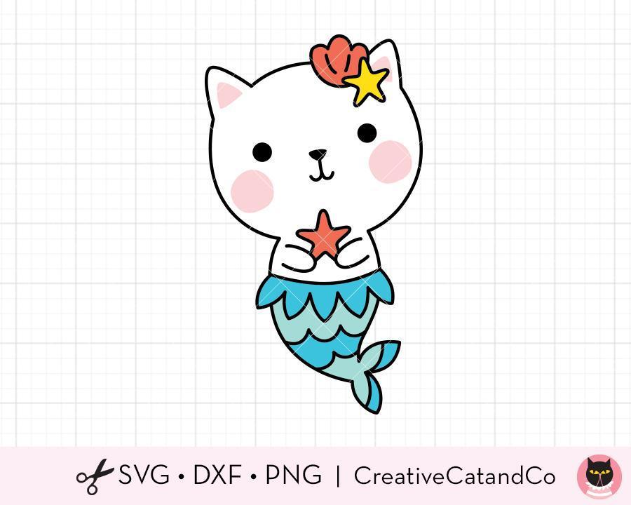 Free Free Mermaid Cat Svg 767 SVG PNG EPS DXF File