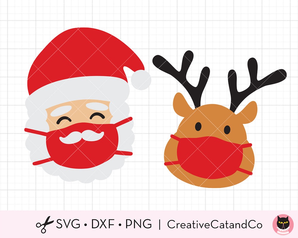 Download Reindeer SVG Doe Face Svg Christmas Svg Holiday Christmas ...