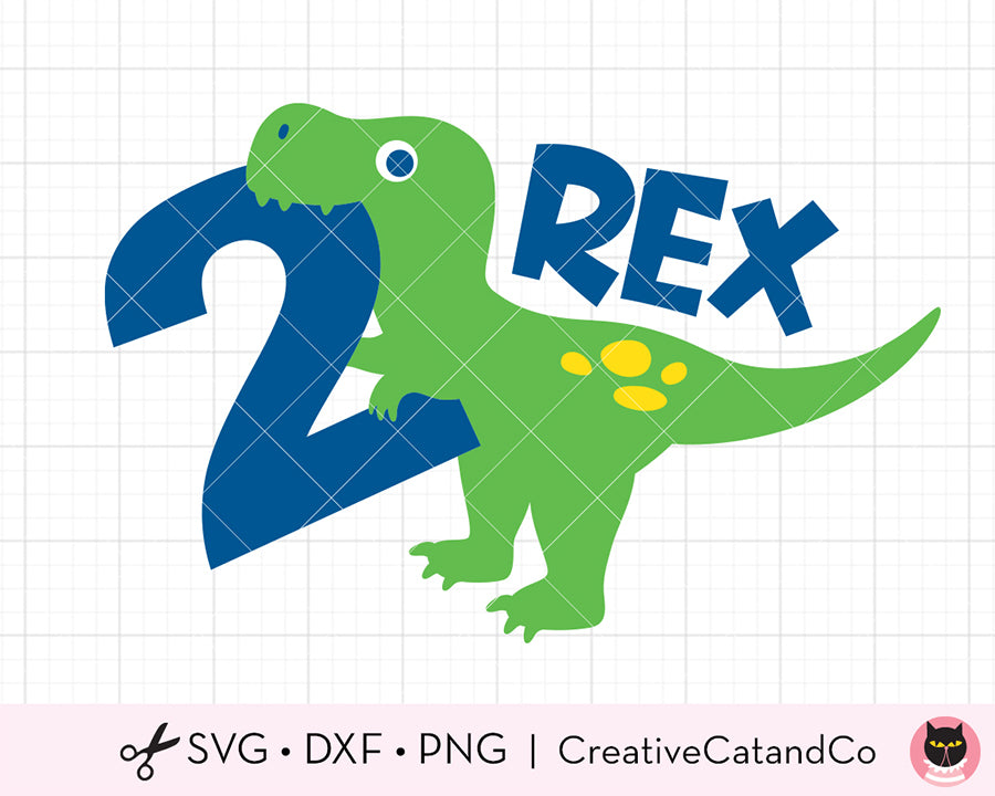 Download 3 Rex Boy Dinosaur Birthday Svg Cut Files Creativecatandco