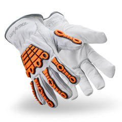 Chrome SLT 4060 leather gloves with impact protection