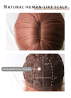 Rose Pink Straight Bob Synthetic Wig NS036