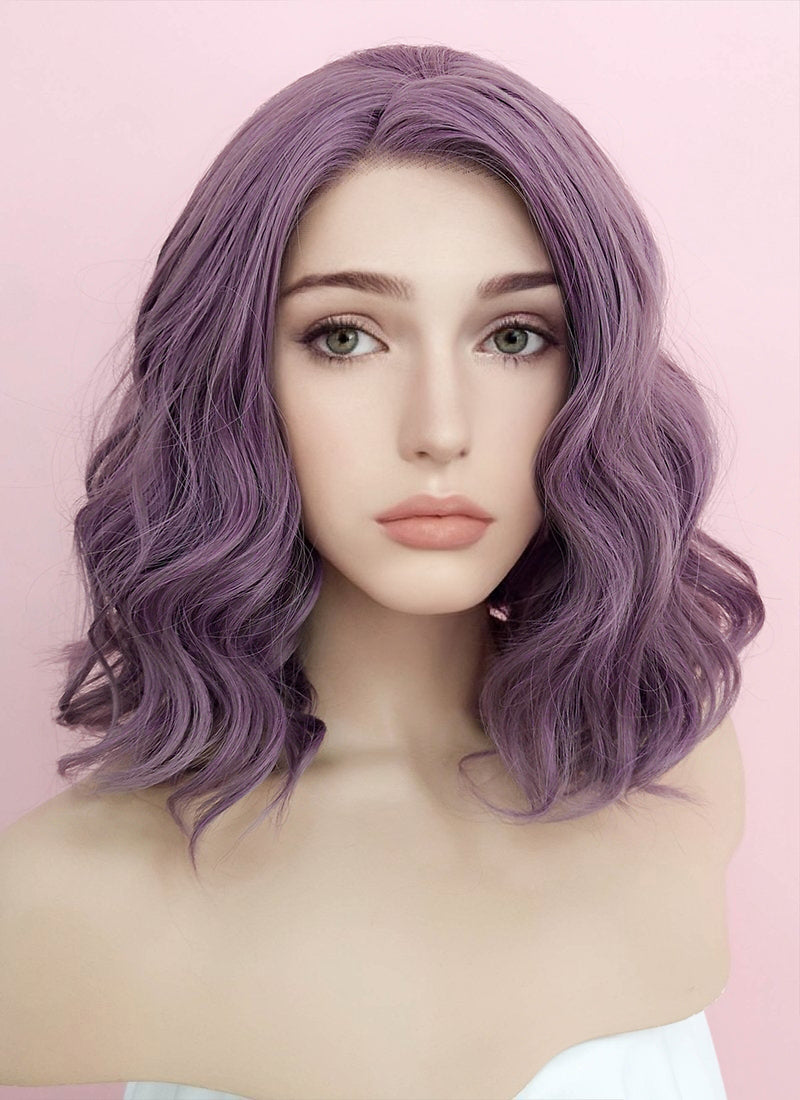 lilac wig real hair