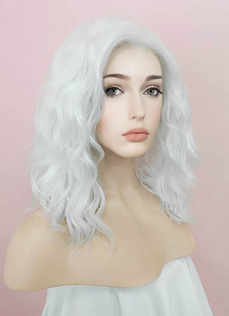 long white wig lace front