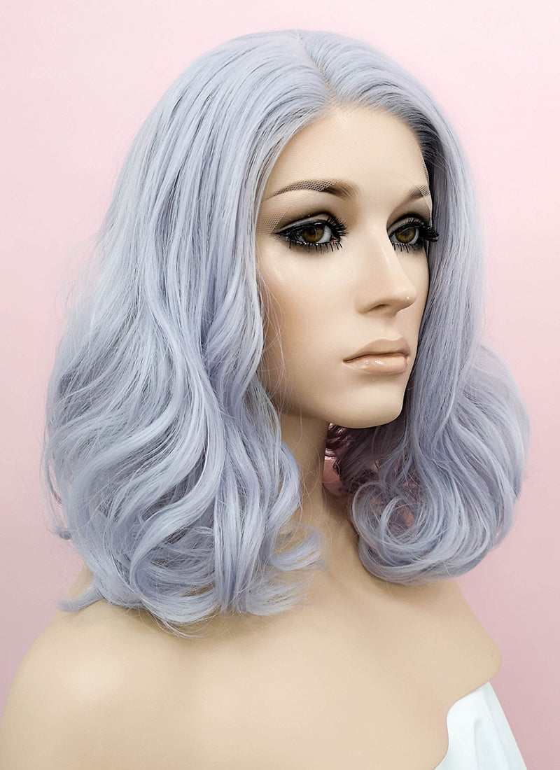 lilac wig real hair