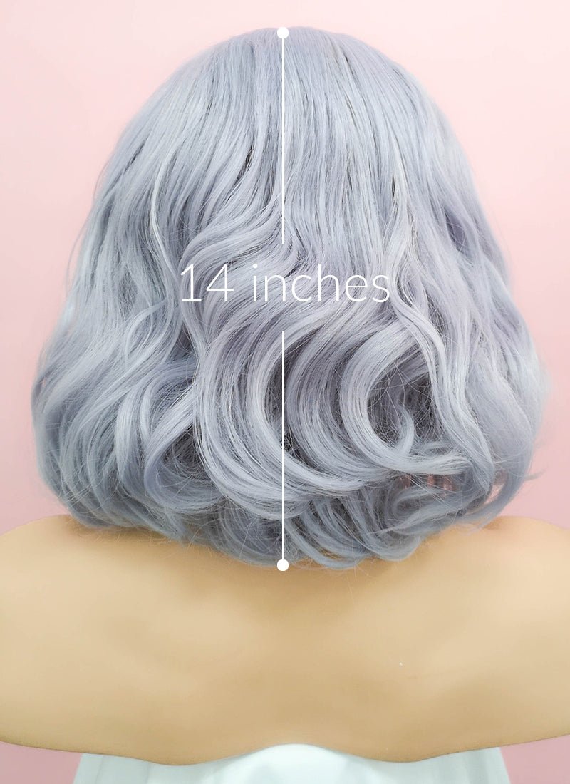 lilac wig real hair