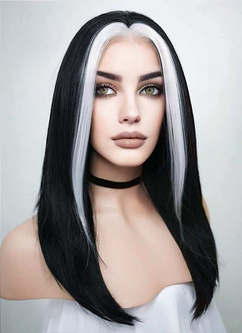 Star Wars Ysanne Isard Black White Lace Front Wig | WigIsFashion – Wig Is  Fashion