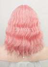 Pastel Pink Wavy Synthetic Wig NL030