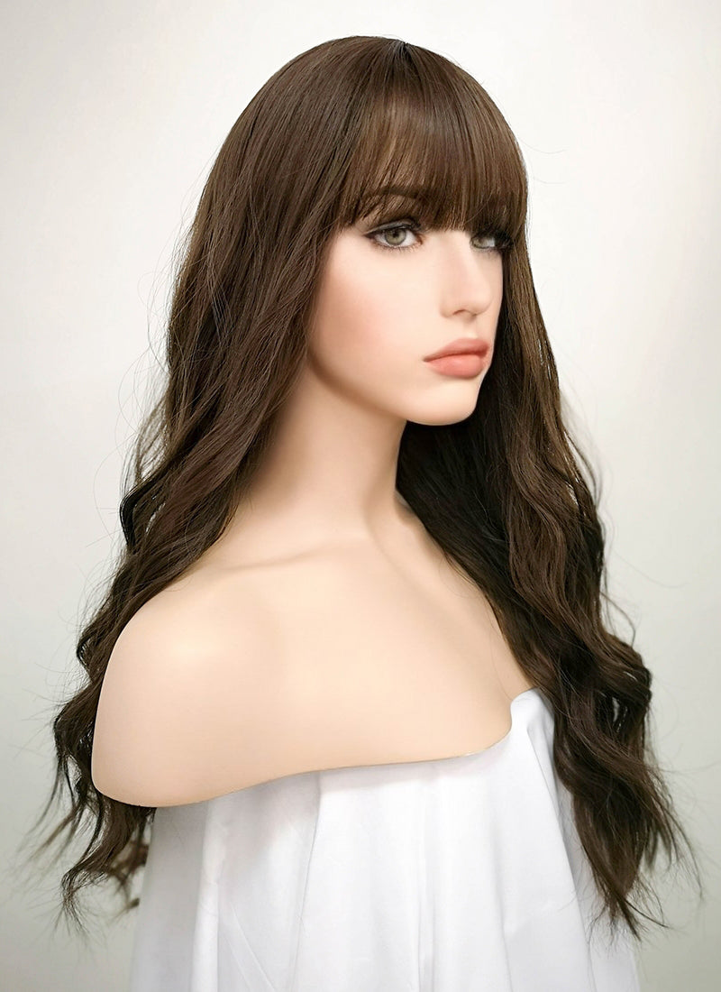 brunette hair wig