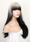 Blonde Black Ombre Wavy Synthetic Hair Wig NS339