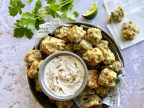 Découvrez la savoureuse recette de la chef Mélanie Marchand : Des croquettes de poisson blanc. Dans le blogue d'Isabelle Huot Docteure en nutrition.