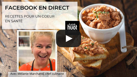 Regardez la pétillante chef culinaire Mélanie Marchand dans la préparation de recettes pour un coeur en santé.