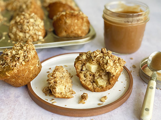 Découvrez la recette de muffins aux pommes d'Isabelle Huot Docteure en nutrition. Une recette simple et savoureuse.