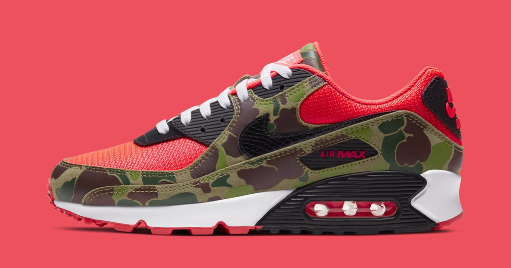 A Closer Look at the Air Max 90 'Infrared Duck Camo'. | Hype Vault