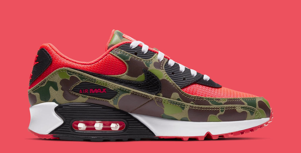 A Closer Look at the Air Max 90 'Infrared Duck Camo'. | Hype Vault