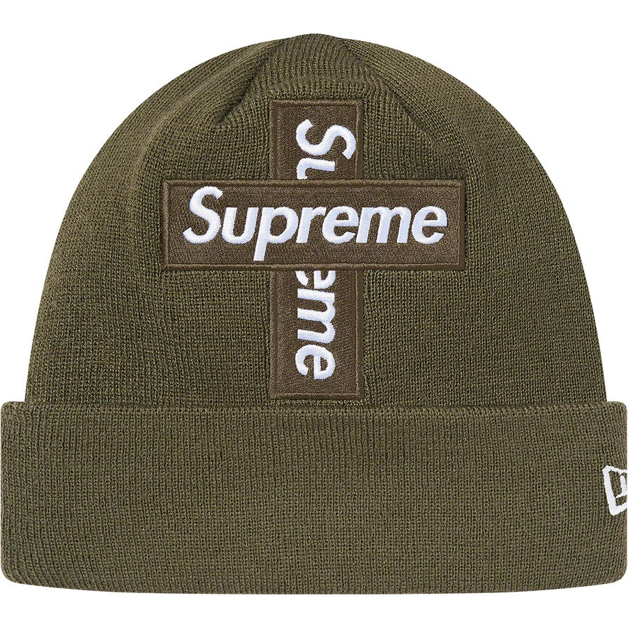 Supreme New Era Cross Box Logo Beanie Heather Grey (FW20) – Hype Vault