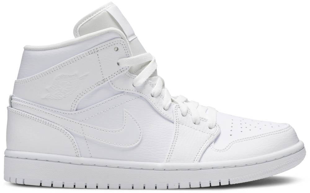 air jordan one mid triple white