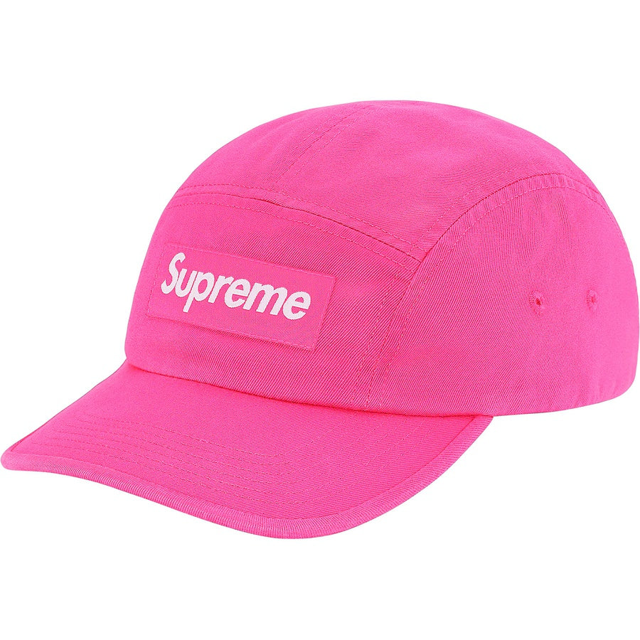 Supreme Washed Chino Twill Camp Cap Pink (FW20) | Hype Vault