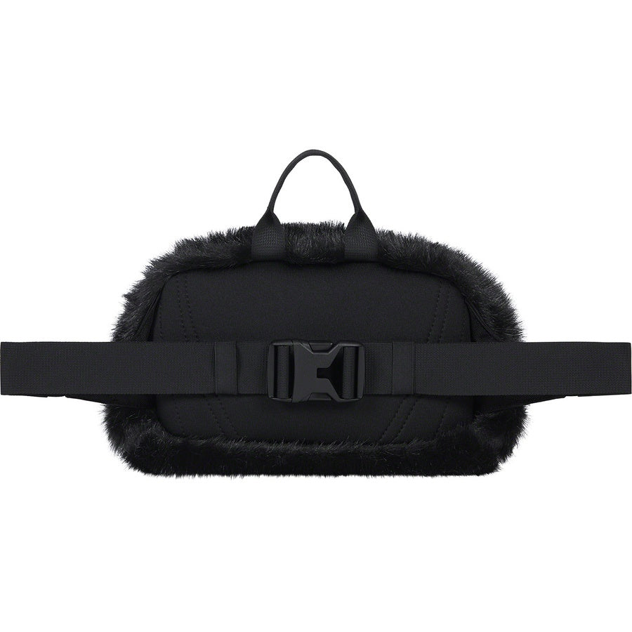 Supreme x The North Face (TNF) Faux Fur Waist Bag Black | Hype Vault