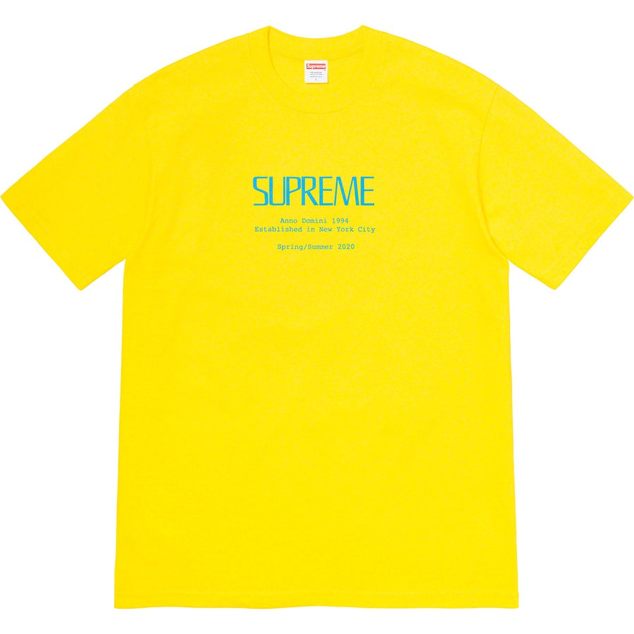 Supreme Futura Logo Tee Yellow – Hype Vault