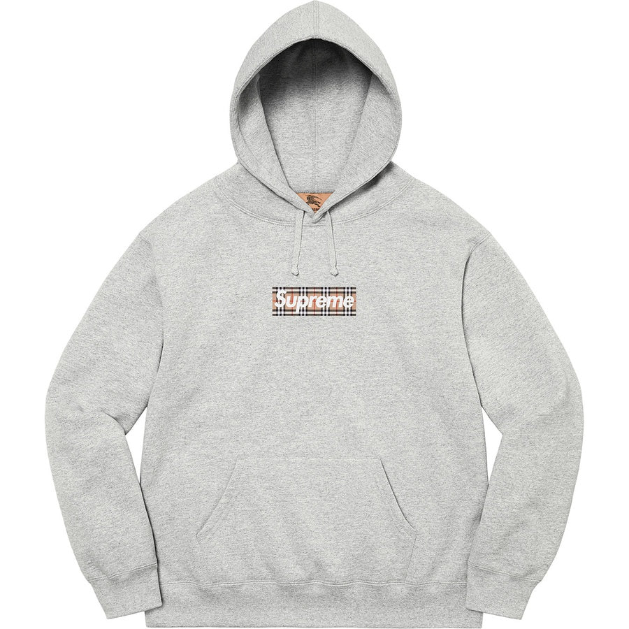 Supreme x Burberry Box Logo Hooded Sweatshirt Light Pink (Pre-Order) | Hype  Vault