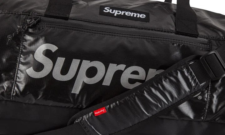 Supreme Duffle Bag Black (FW17) | Hype Vault